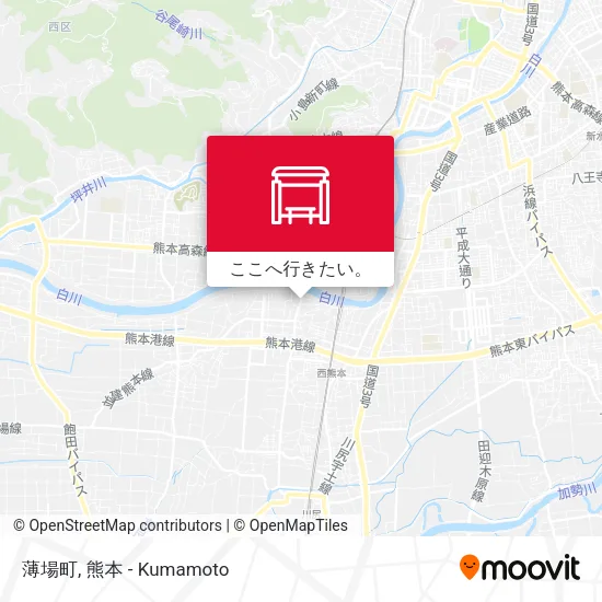 薄場町地図