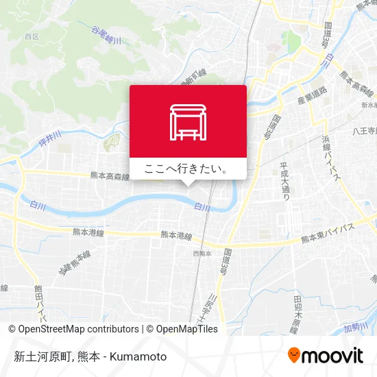 新土河原町地図