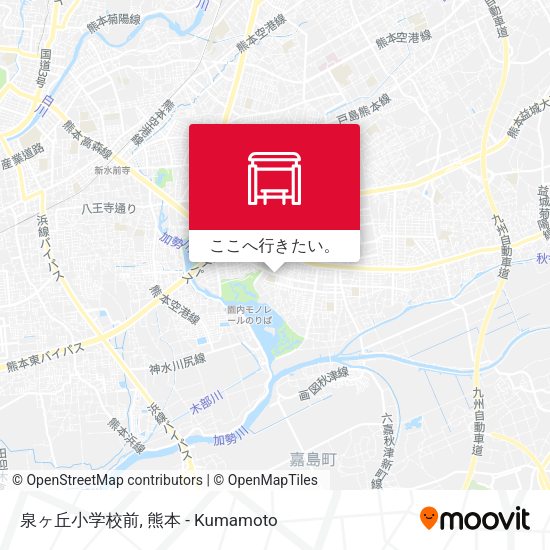 泉ヶ丘小学校前地図