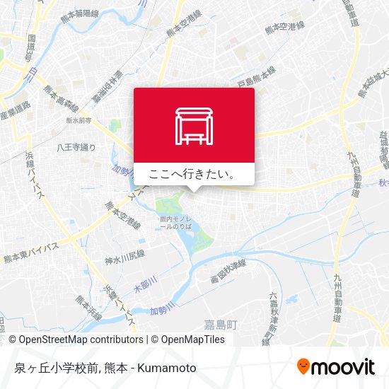 泉ヶ丘小学校前地図