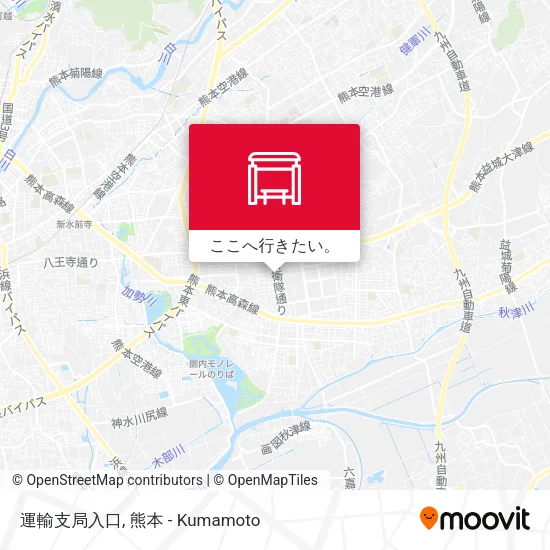 運輸支局入口地図