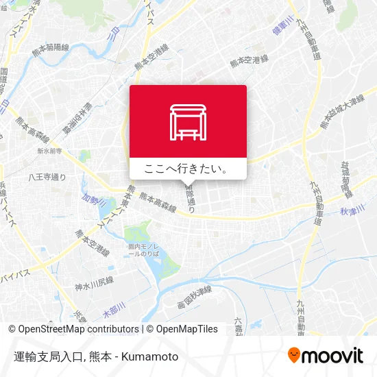 運輸支局入口地図