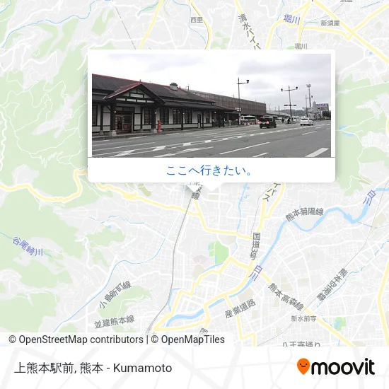 上熊本駅前地図