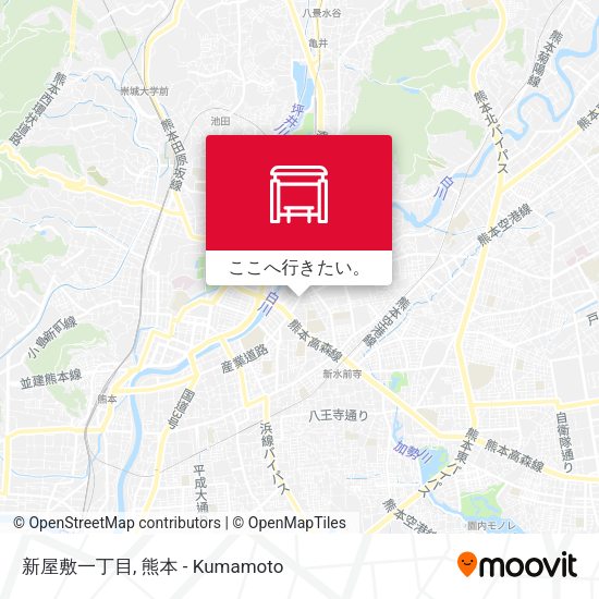新屋敷一丁目地図