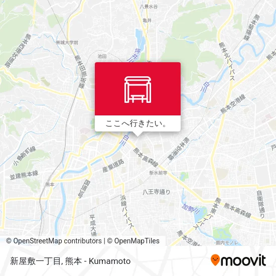新屋敷一丁目地図