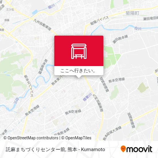 託麻まちづくりセンター前地図