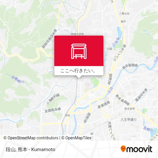 段山地図