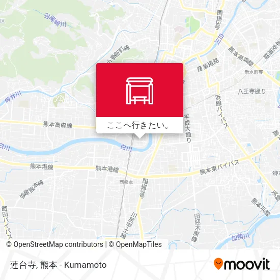 蓮台寺地図