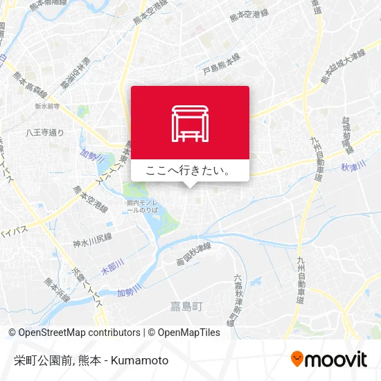 栄町公園前地図