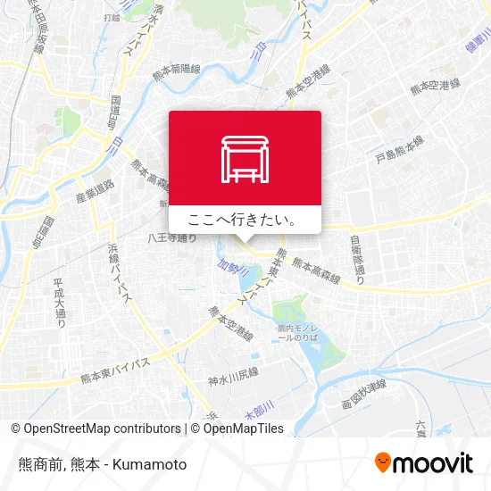 熊商前地図