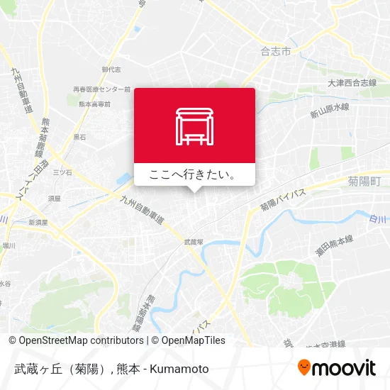 武蔵ヶ丘（菊陽）地図