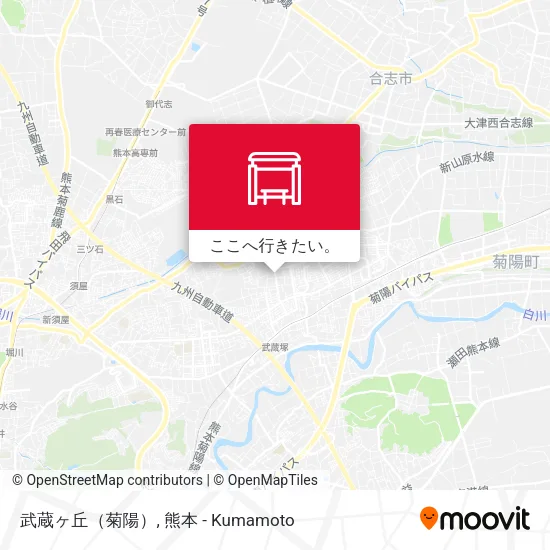 武蔵ヶ丘（菊陽）地図