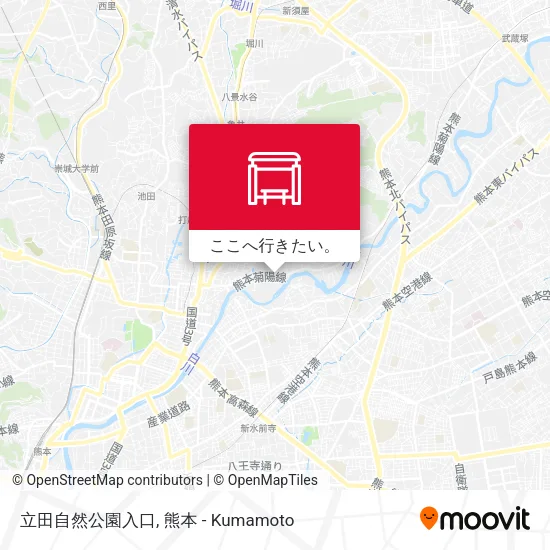 立田自然公園入口地図