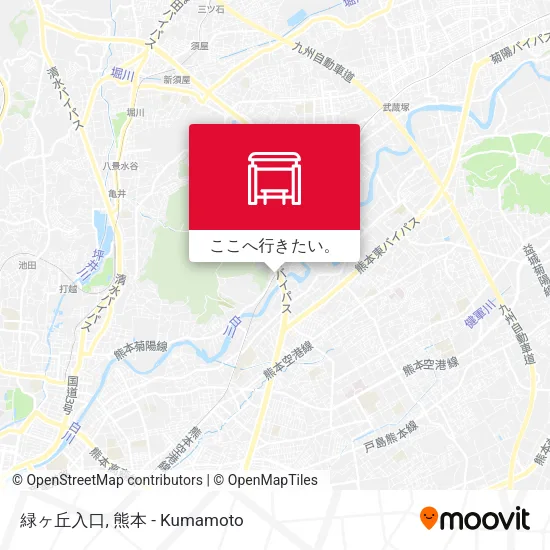 緑ヶ丘入口地図