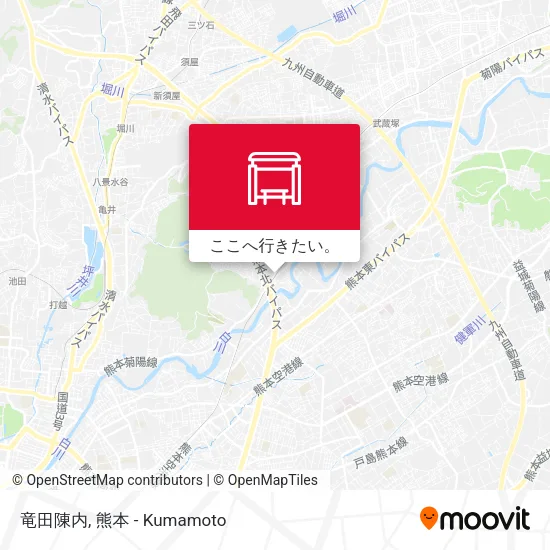 竜田陳内地図