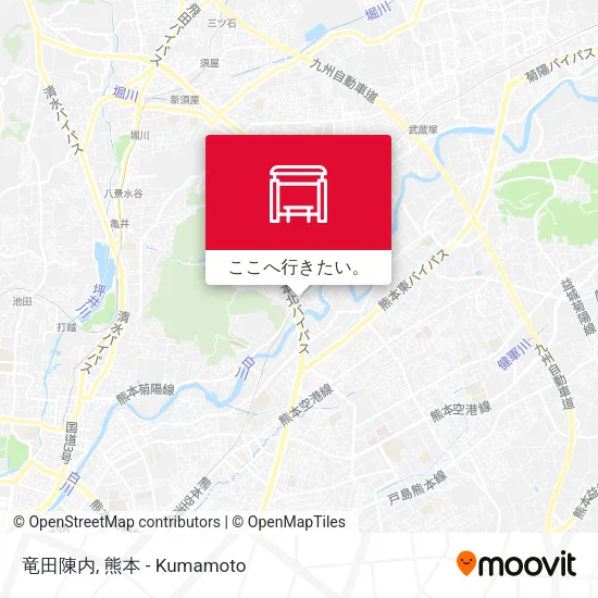 竜田陳内地図