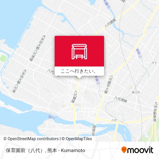 保育園前（八代）地図