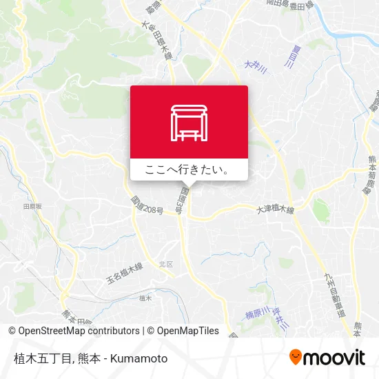 植木五丁目地図