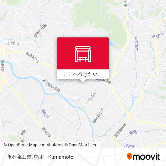 鹿本商工裏地図