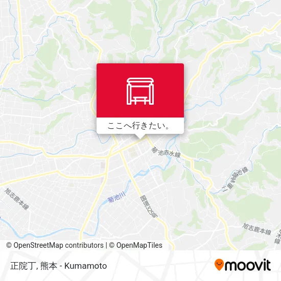 正院丁地図