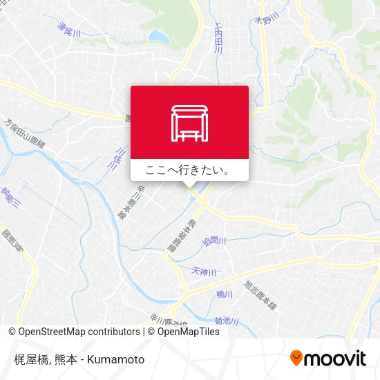 梶屋橋地図