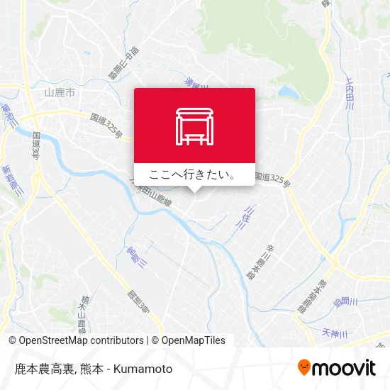 鹿本農高裏地図