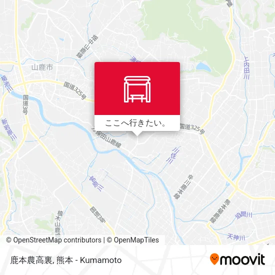 鹿本農高裏地図