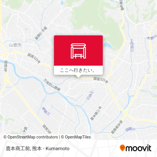 鹿本商工前地図