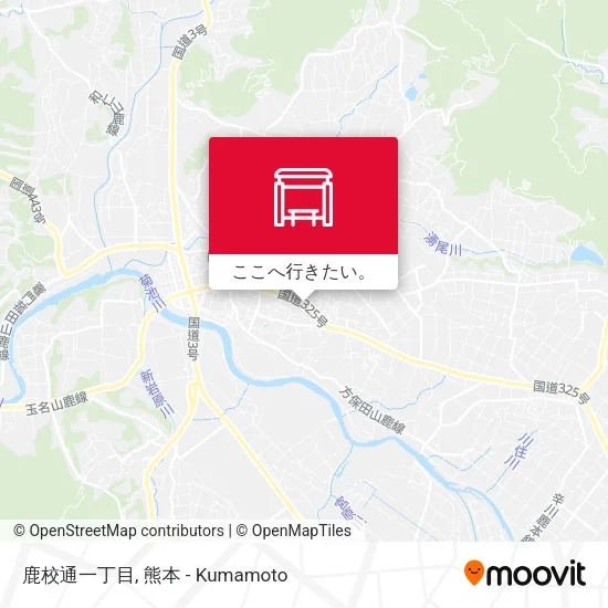鹿校通一丁目地図