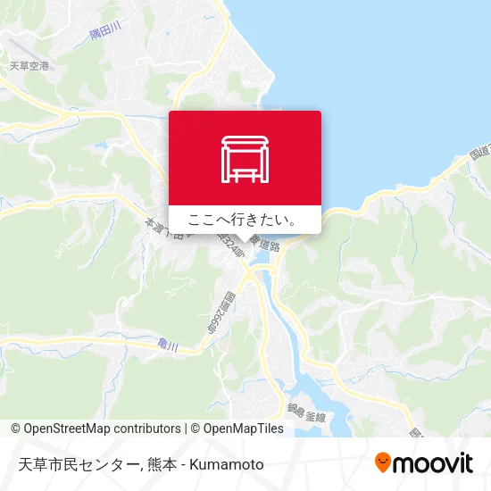 天草市民センター地図