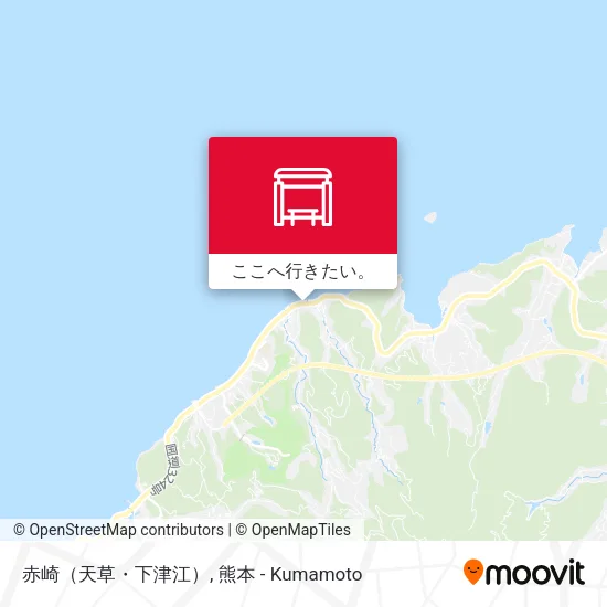 赤崎（天草・下津江）地図