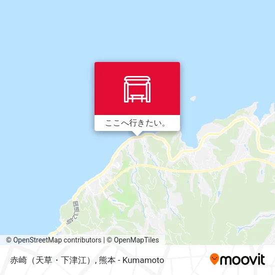 赤崎（天草・下津江）地図