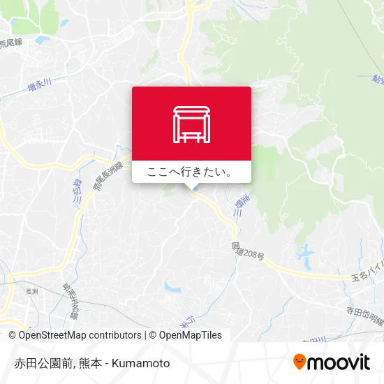 赤田公園前地図