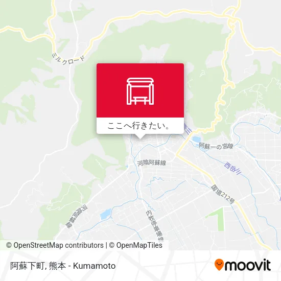 阿蘇下町地図