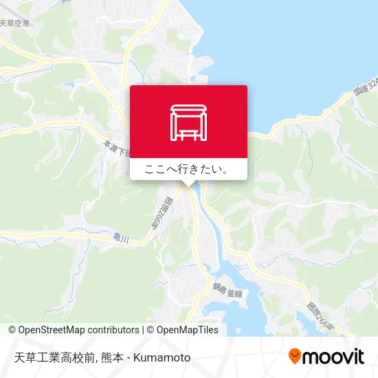 天草工業高校前地図