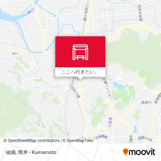 綾織地図