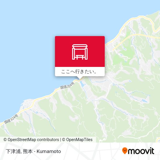 下津浦地図