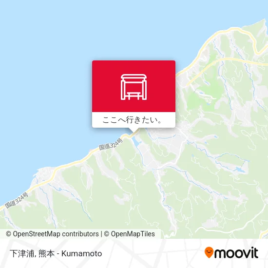 下津浦地図