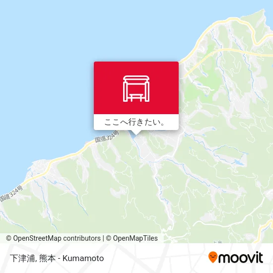 下津浦地図