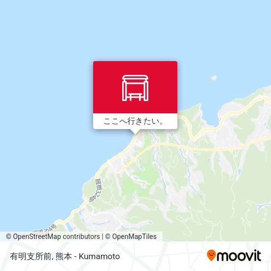 有明支所前地図