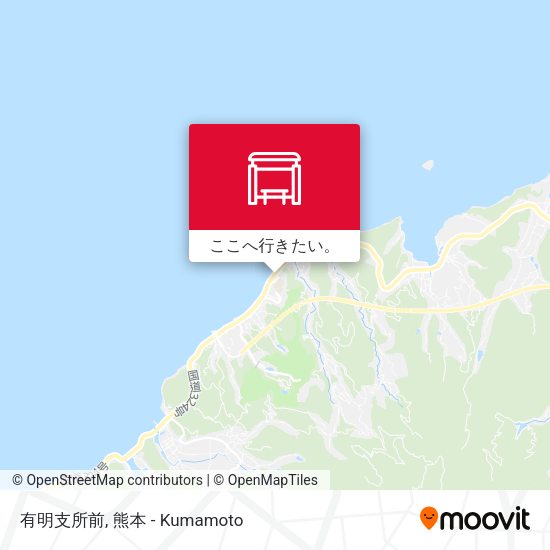 有明支所前地図