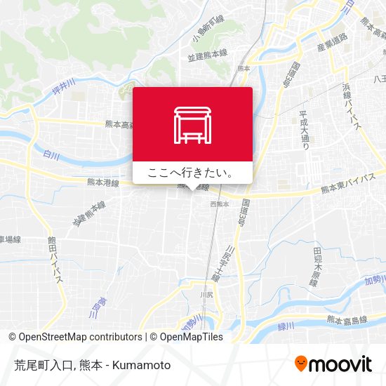 荒尾町入口地図