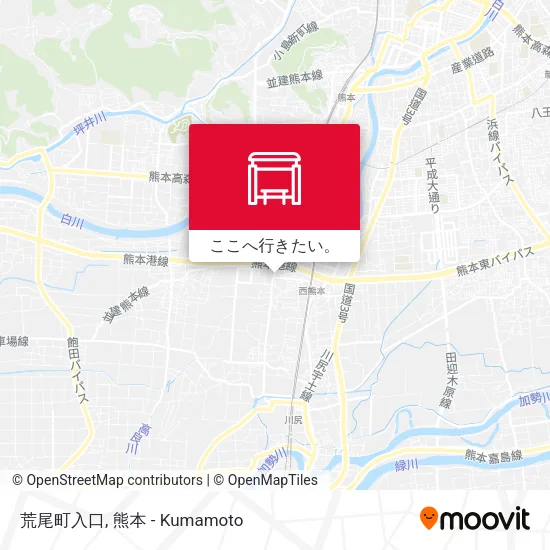 荒尾町入口地図