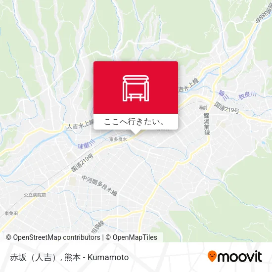 赤坂（人吉）地図