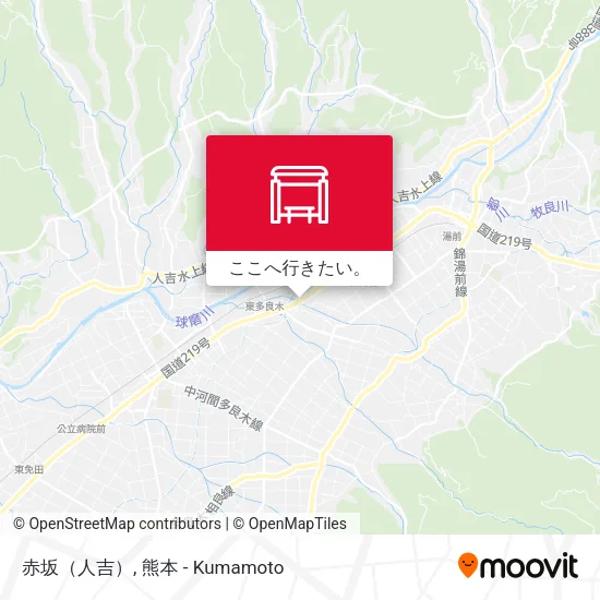 赤坂（人吉）地図