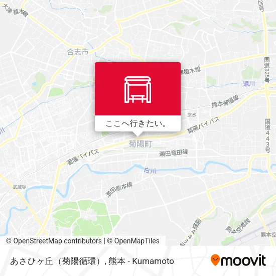 あさひヶ丘（菊陽循環）地図