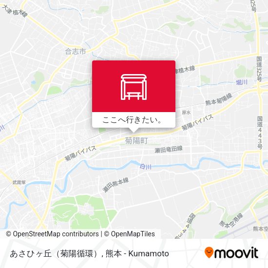 あさひヶ丘（菊陽循環）地図