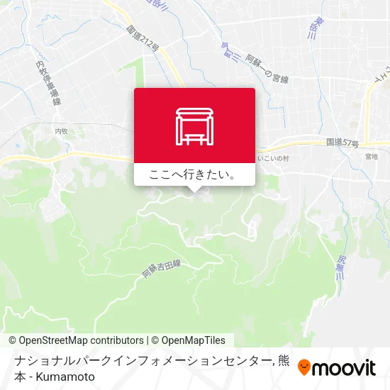 ナショナルパークインフォメーションセンター地図