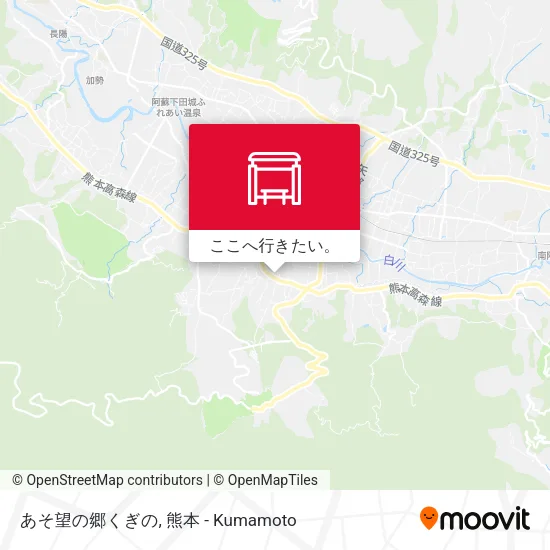 あそ望の郷くぎの地図