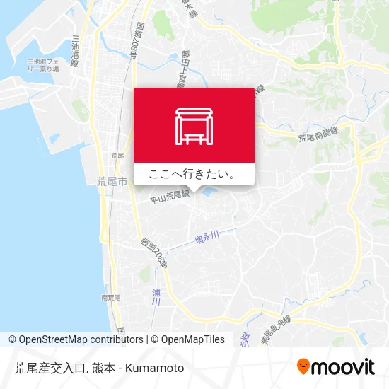 荒尾産交入口地図